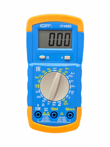 Мультиметр цифровой с прозвонкой в калоше тестер тока и напряжения Орбита OT-INM25